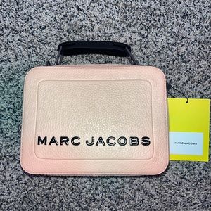 NWT Marc Jacobs Leather Box Bag in Bloom Pink